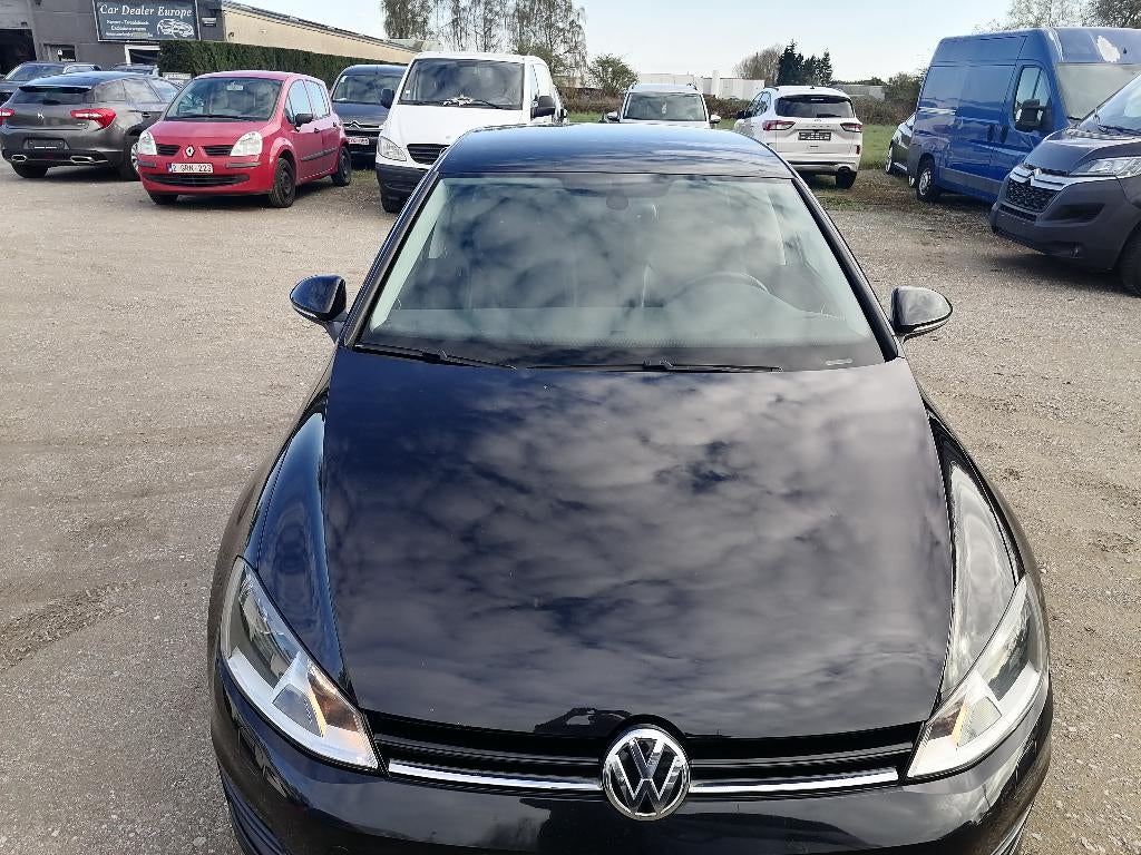 Golf 7 diesel anne 2015 euro 6 boite automatique, Zwart, Leder, 5 deurs, 81 kW