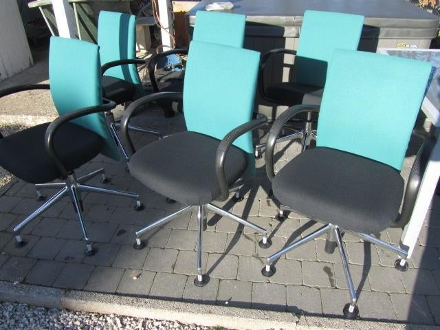 Vitra AC1 Antonio Citterio vintage bureaustoelen (6x), Huis en Inrichting, Ophalen, Gebruikt