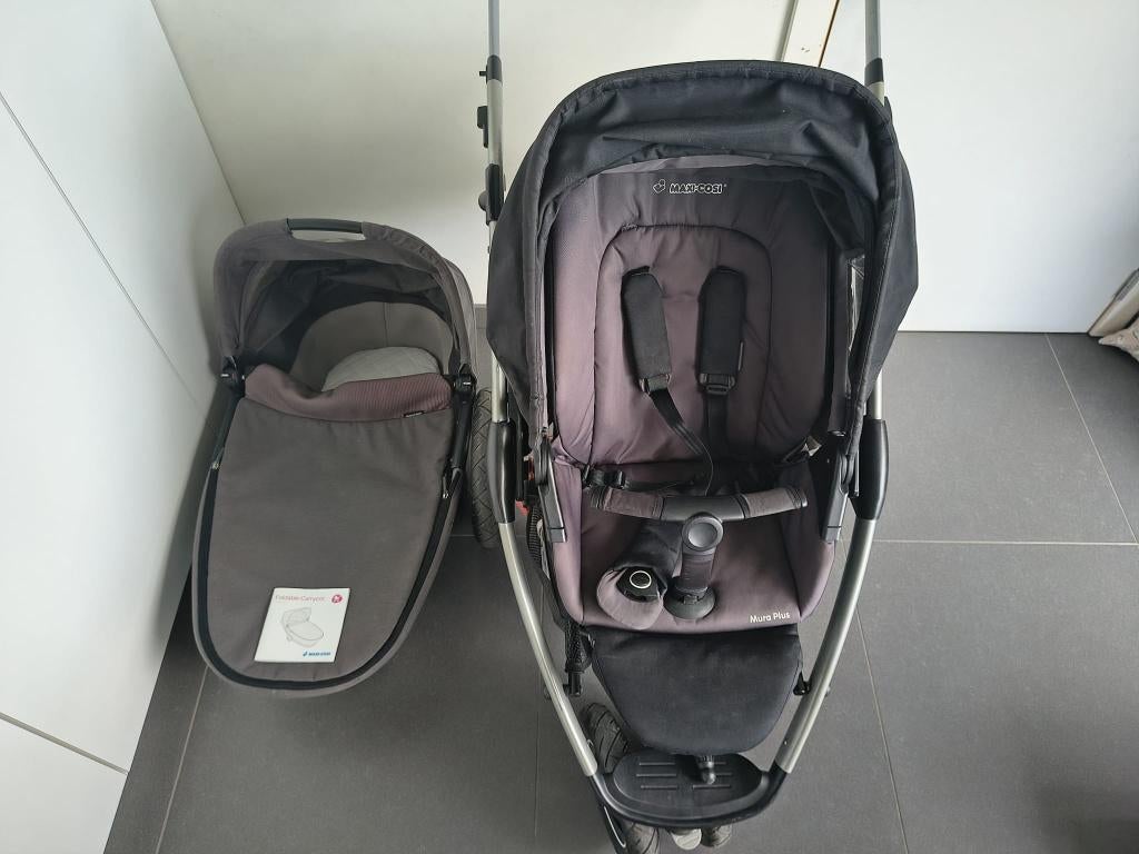 Buggy - Draagmand - Wielen merk Maxi Cosi, Kinderen en Baby's, Kinderwagens en Combinaties, Ophalen, Gebruikt, Maxi-Cosi, Duowagen