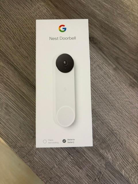deurbel Google Nest Doorbell, Ophalen of Verzenden, Compatibel met smartphone, Zo goed als nieuw, Draadloos
