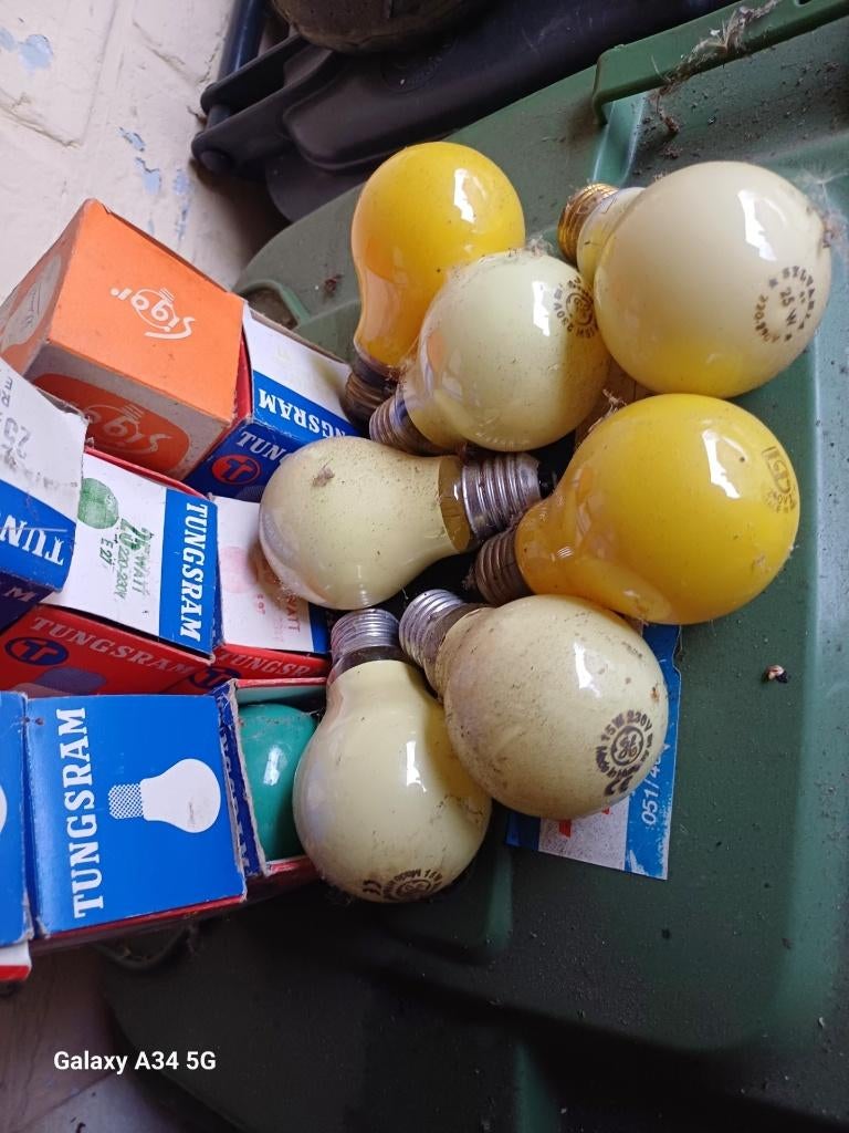 Gekleurde lampen, Huis en Inrichting, Ophalen, Gebruikt, Gloeilamp