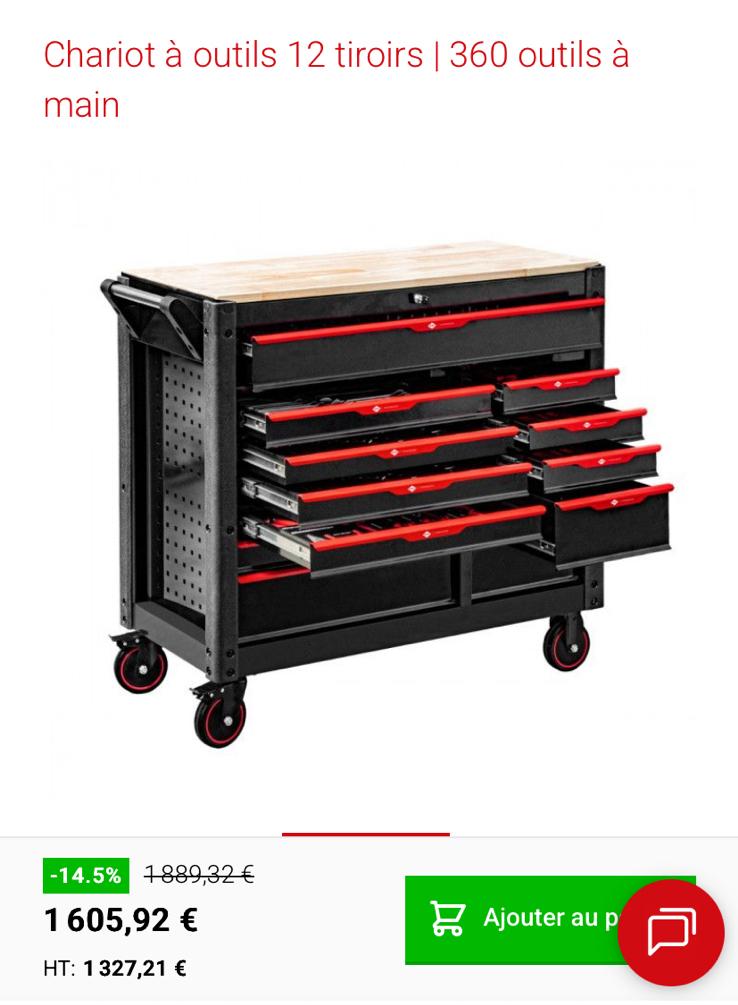 Servante complète, Bricolage & Construction, Enlèvement ou Envoi, Neuf