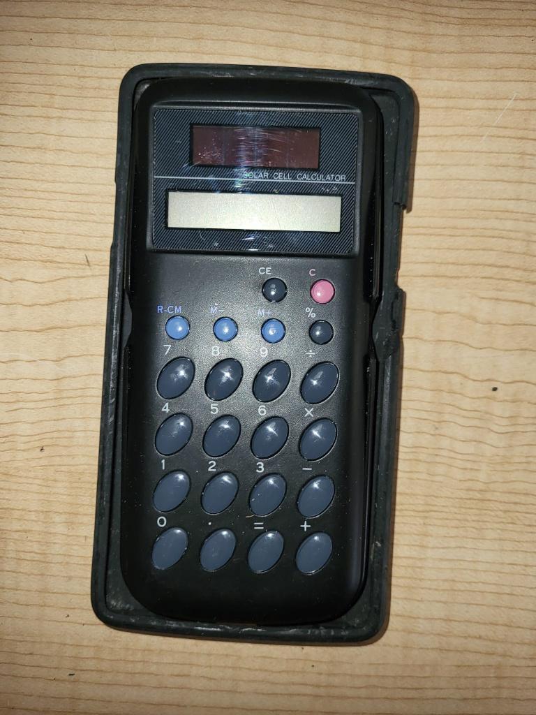 rekenmachine solar, Divers, Calculatrices, Enlèvement ou Envoi, Comme neuf