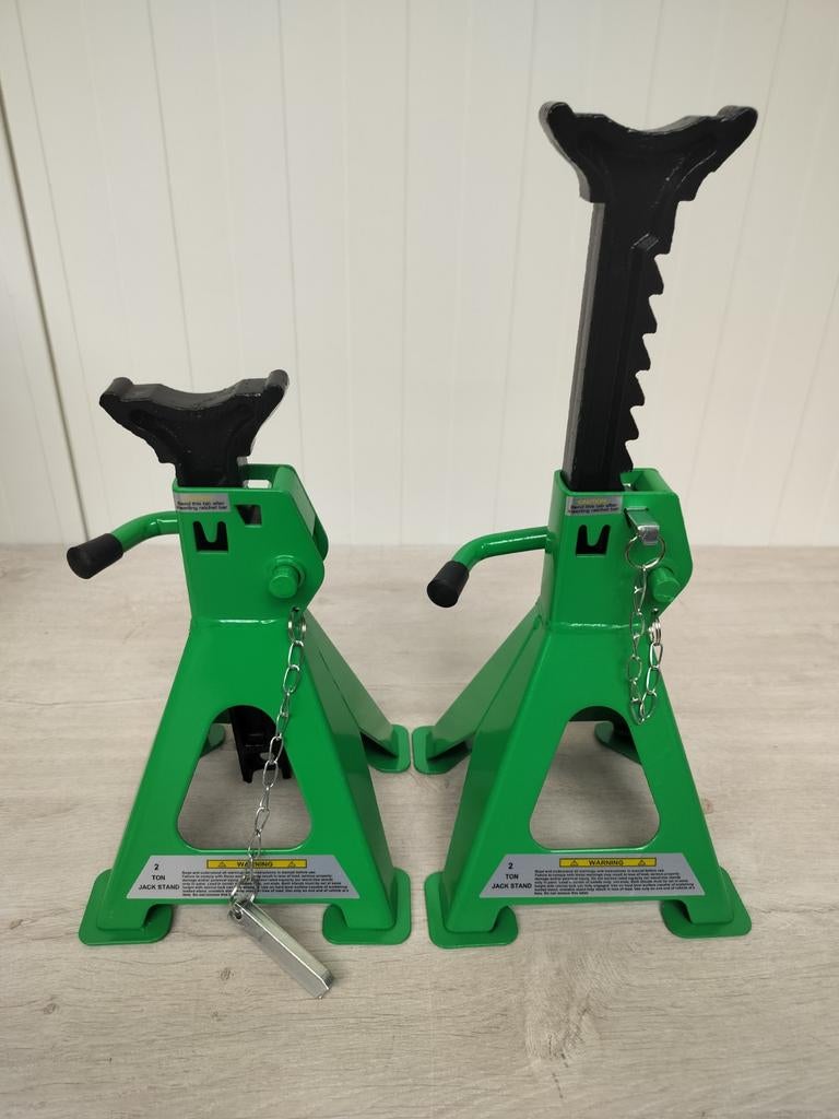 Metallo assteunen 2 stuks in set , 2 ton . Nieuw!!!, Autos : Divers, Prises, Enlèvement ou Envoi, Neuf, Manuel, Cric de garage