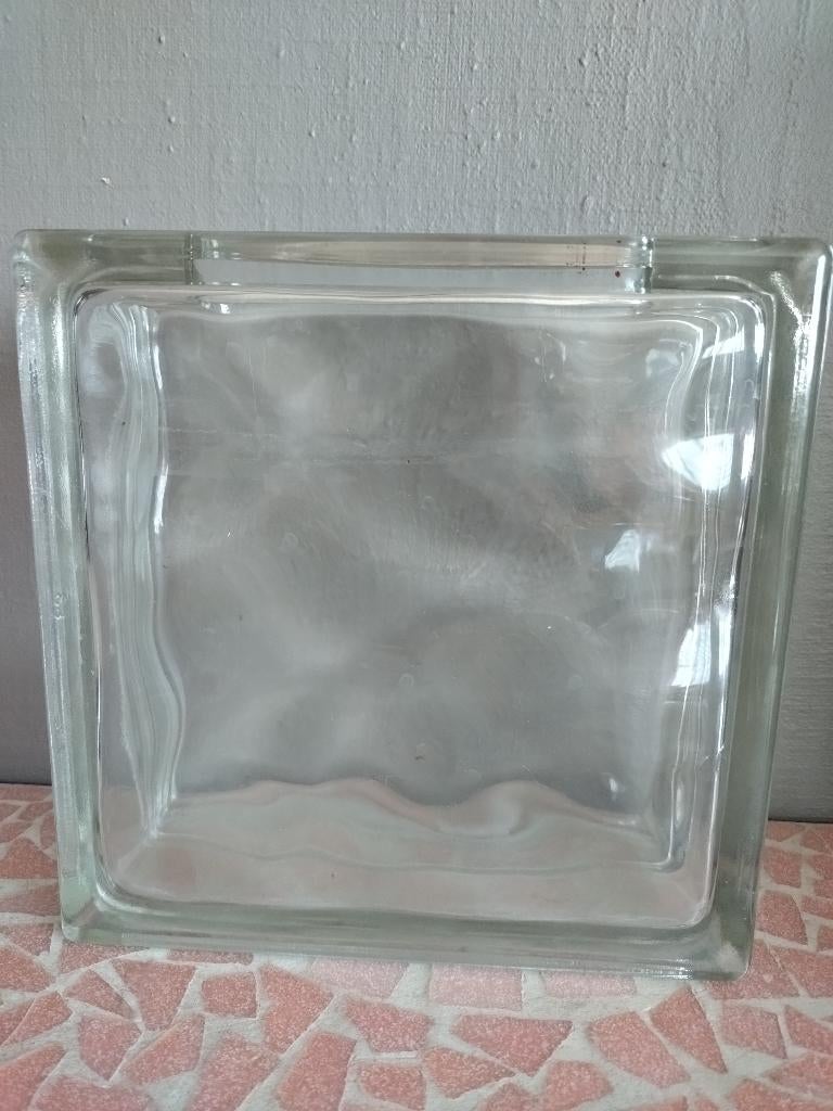 Vase carré, Moins de 50 cm, Autres couleurs, Comme neuf, Verre