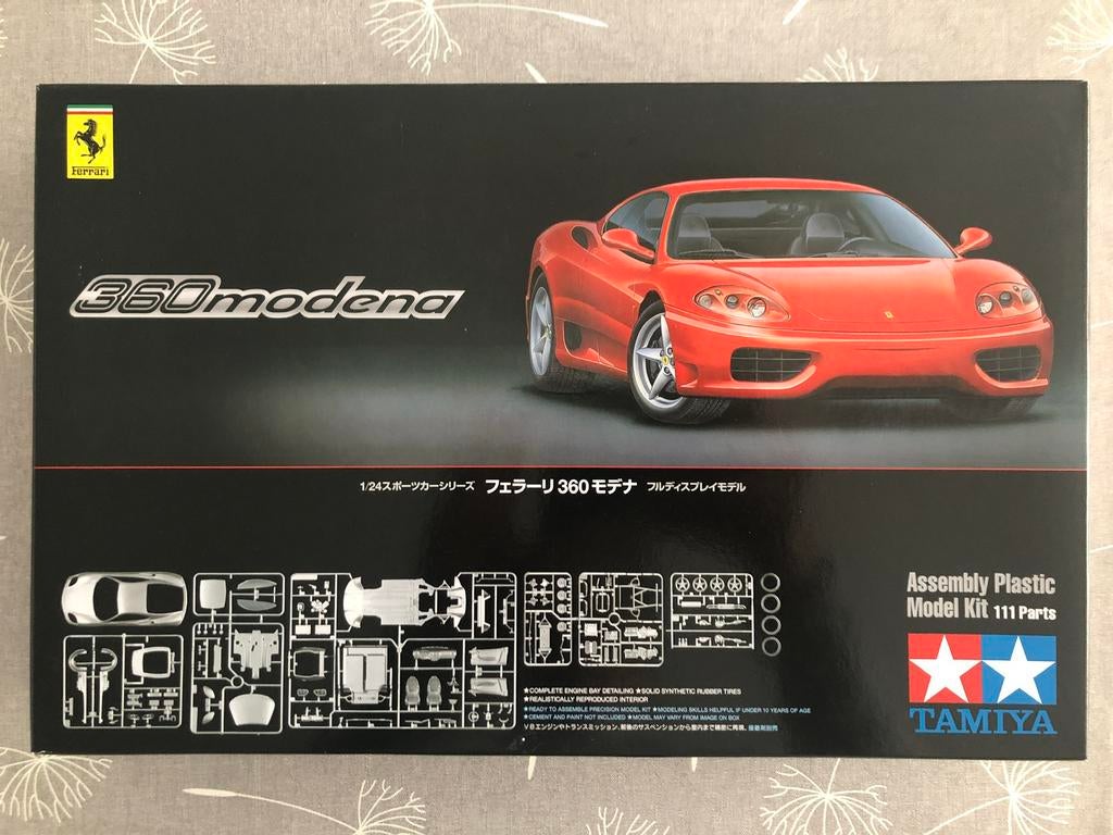 Tamiya Ferrari 360 Modena, Hobby & Loisirs créatifs, Modélisme | Voitures & Véhicules, Envoi, Comme neuf, Tamiya