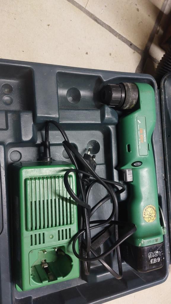 Perceuse-visseuse angulaire Hitachi avec batterie, Enlèvement ou Envoi