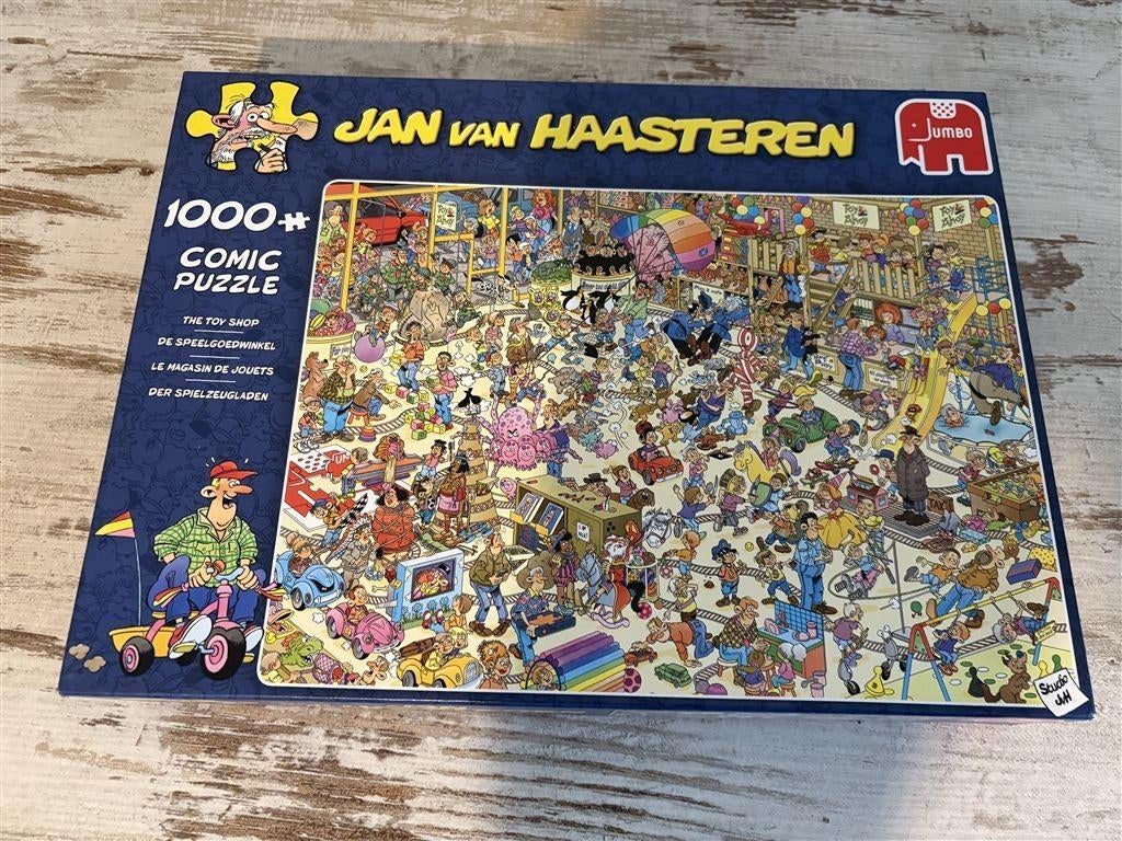 Jan van Haasteren - de speelgoedwinkel - 1000 stuks - s2124, Verzenden, Zo goed als nieuw