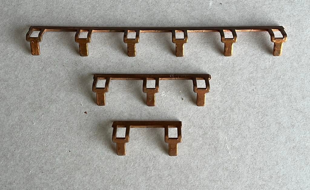 Koperen overbruggingen voor zekeringkast, Doe-het-zelf en Bouw, Ophalen of Verzenden, Zo goed als nieuw