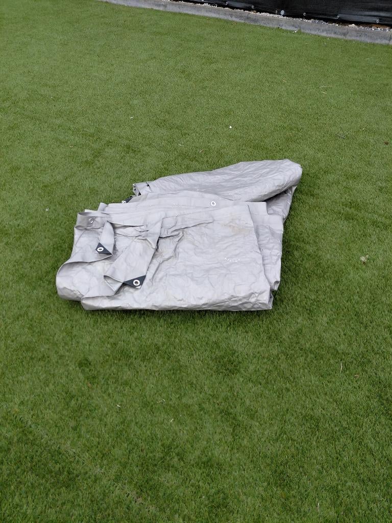 2 afdekzeilen te koop, Ophalen, Gebruikt