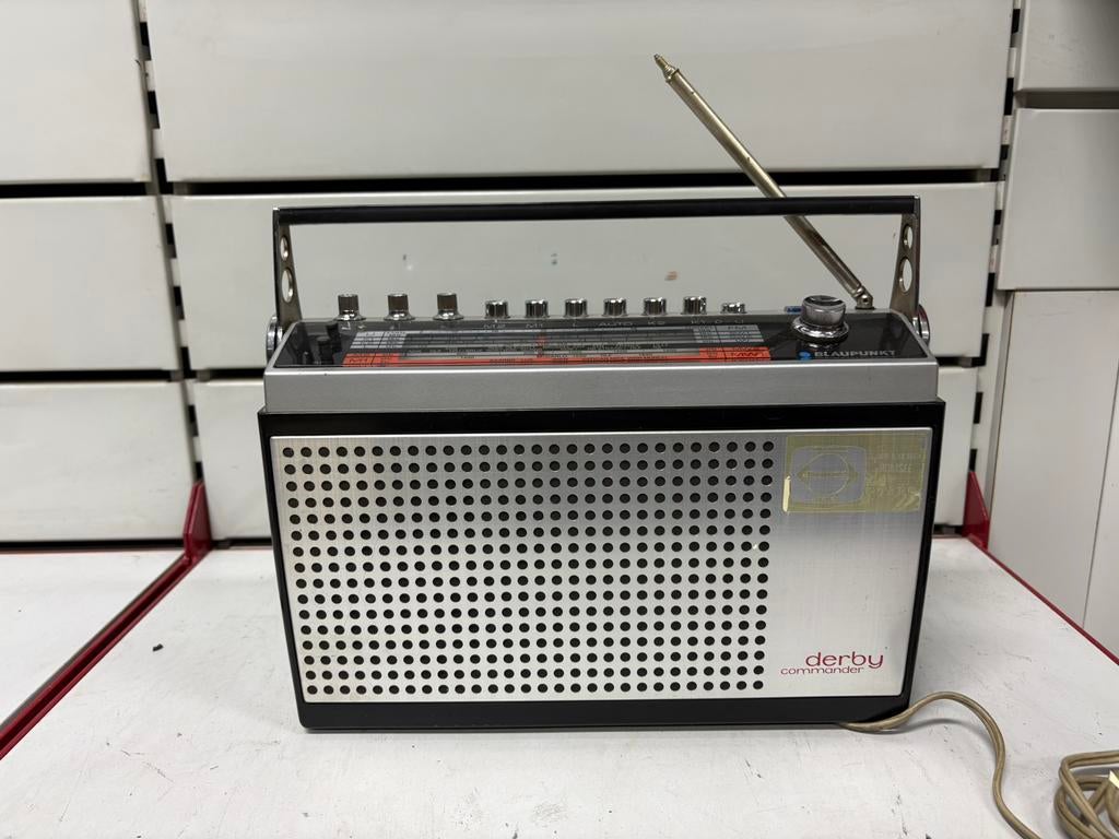 Radio Mondiale BLAUPUNKT Derby Commander - Vintage 1968, Enlèvement ou Envoi, Utilisé, Radio
