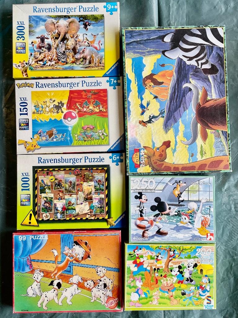 Puzzles Ravensburger & Disney – 5€ la boîte, Enlèvement, Utilisé