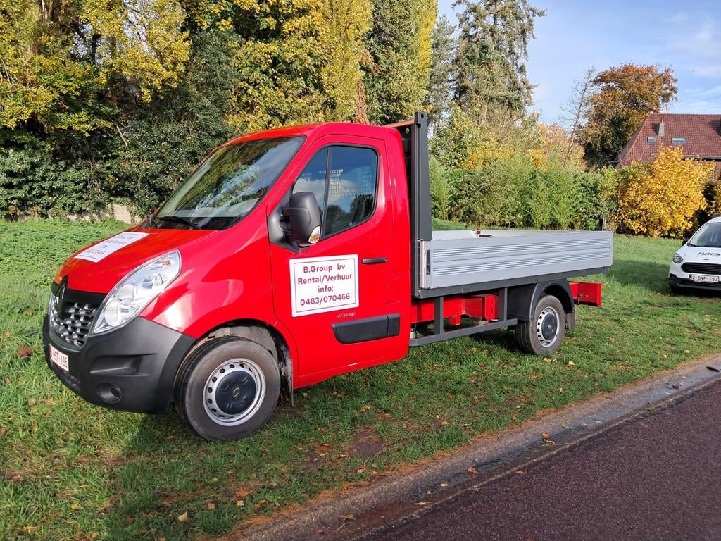 Te huur:bestelwagen Renault Master |||-open laadbak-trekhaak, Renault, Bedrijf, Trekhaak, Te koop