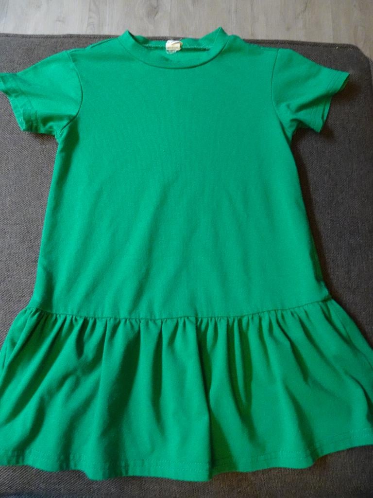 Groene jurk (Shein – 4 jaar – Maat 104), Meisje, Shein, Ophalen of Verzenden, Zo goed als nieuw