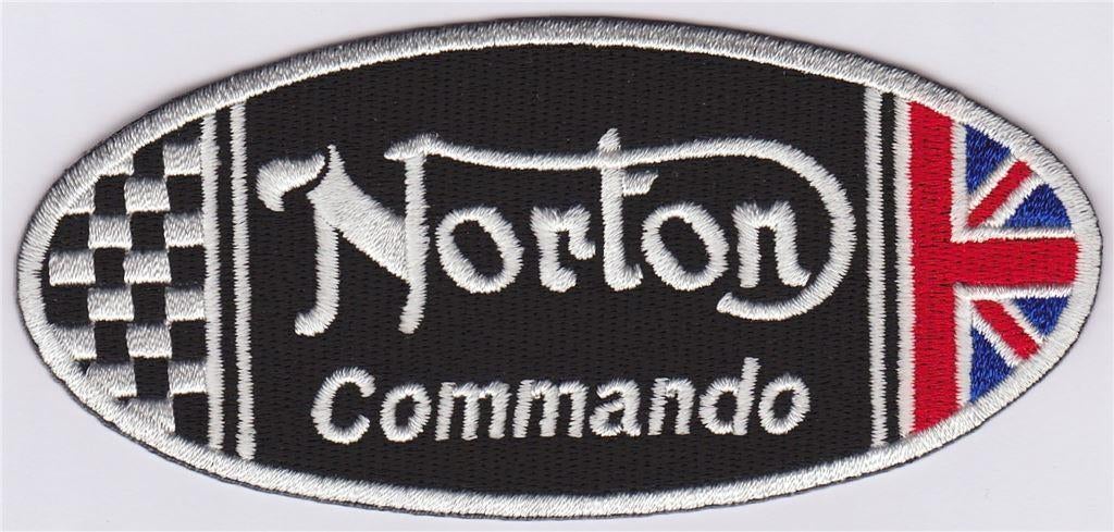 Norton Commando stoffen opstrijk patch embleem #6, Motos, Envoi, Neuf