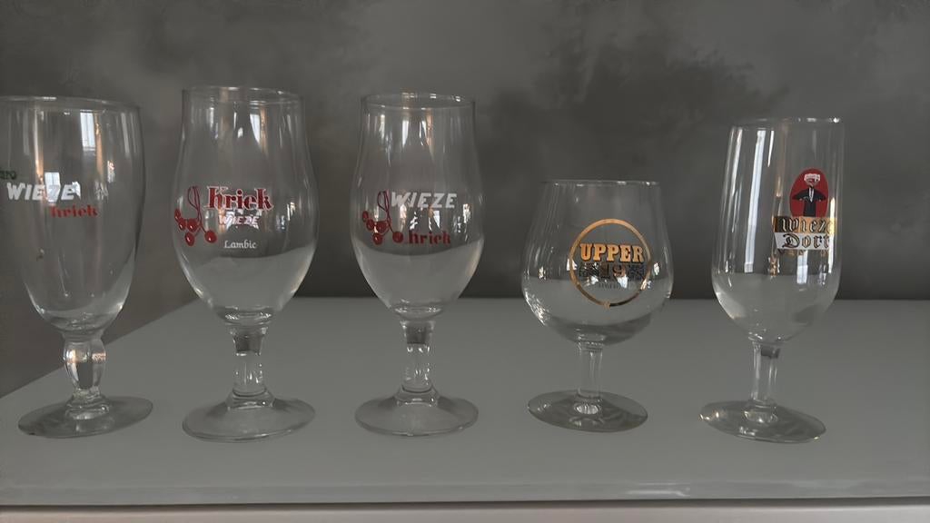 Glazen Van Roy, Verzamelen, Glas en Drinkglazen, Ophalen, Zo goed als nieuw