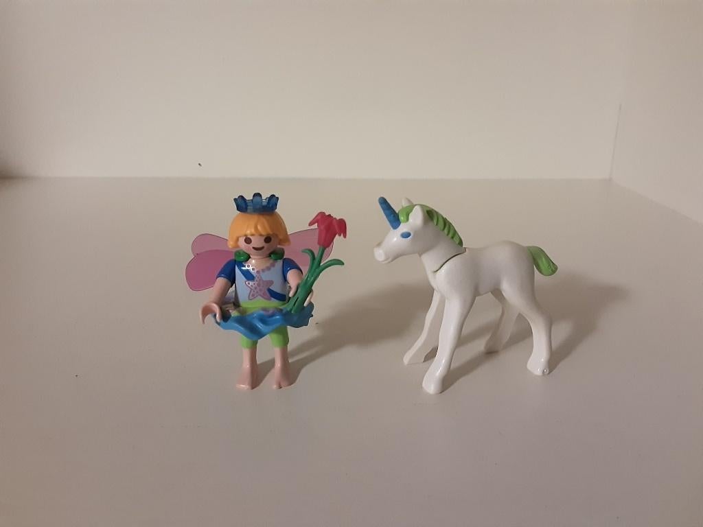 PlayMobil fée et licorne - complet, Enlèvement ou Envoi, Comme neuf, Ensemble complet