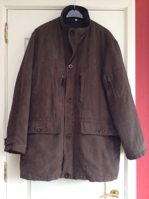 Te koop heren jas maat 56, Andere, Enlèvement ou Envoi, Taille 56/58 (XL), Comme neuf