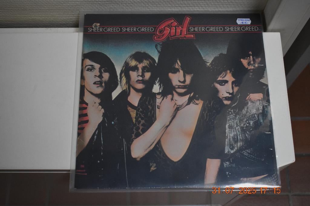 LP : Girl - Sheer Greed (Hard Rock), CD & DVD, Vinyles | Rock, Enlèvement ou Envoi, Utilisé