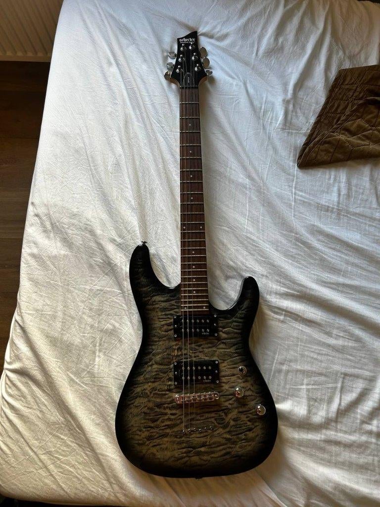 schecter c-6 plus Charcoal Burst, Musique & Instruments, Instruments à corde | Guitares | Électriques, Enlèvement ou Envoi, Comme neuf