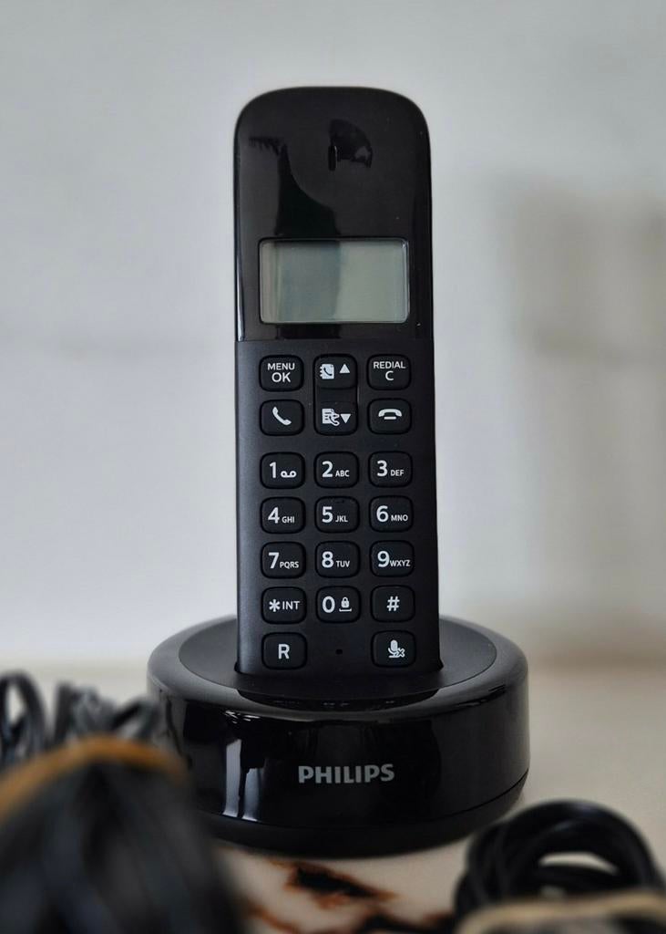 Philips D1601B/01 - Téléphone sans fil DECT, Enlèvement, 1 combiné