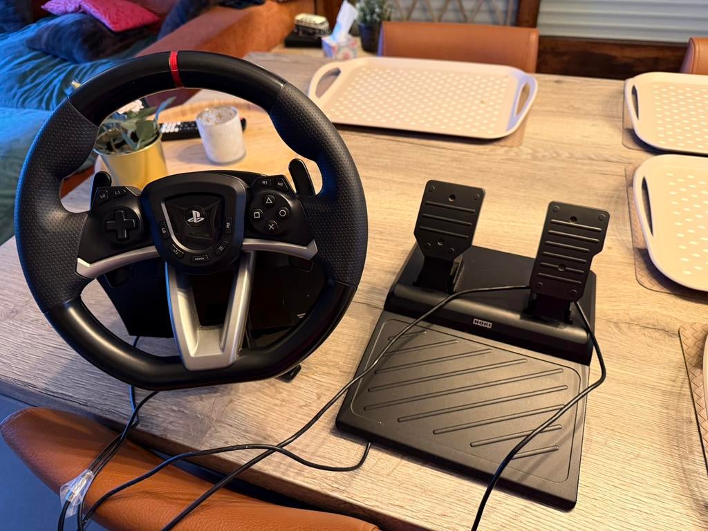 Racing stuur, Consoles de jeu & Jeux vidéo, Consoles de jeu | Sony Portables | Accessoires, Enlèvement, Comme neuf