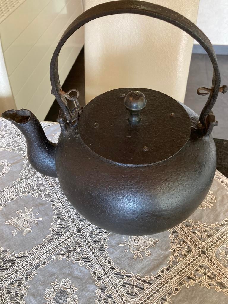 Oude gietijzeren waterketel!, Antiek en Kunst, Ophalen