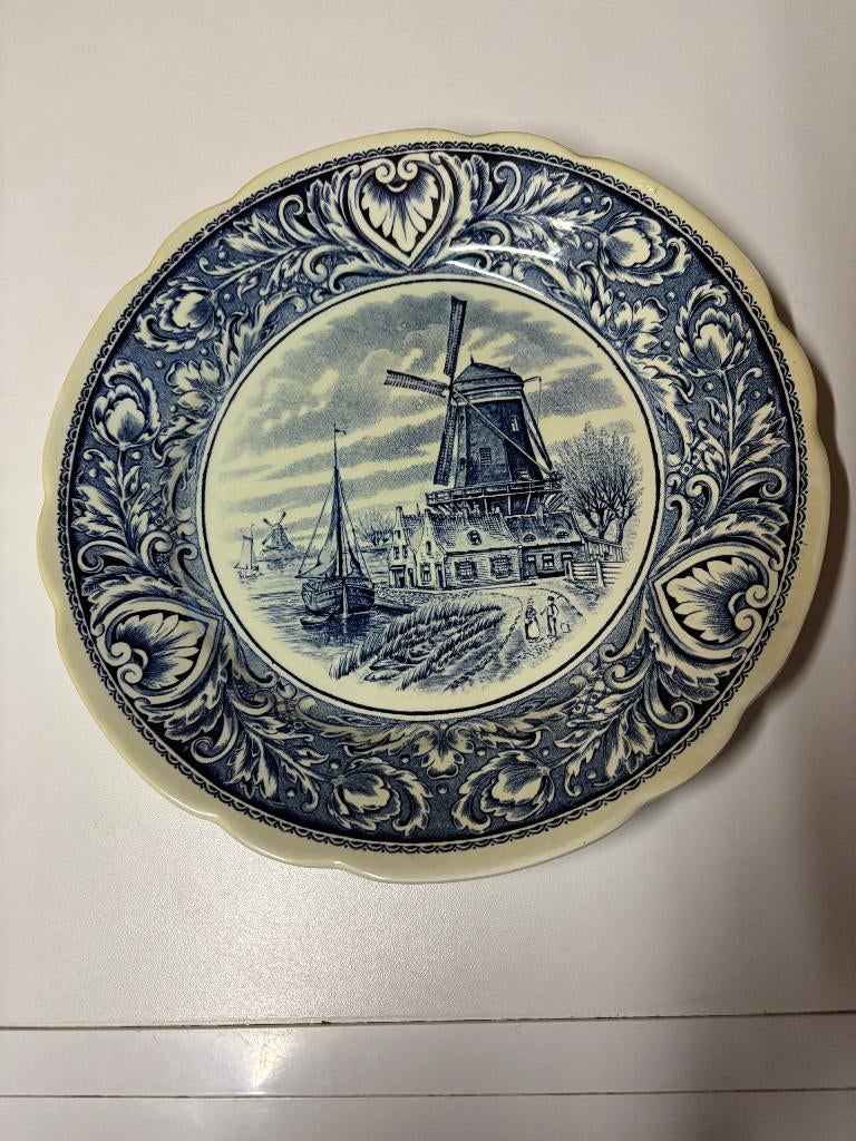 Assiette Boch - Delft – Moulins, Enlèvement