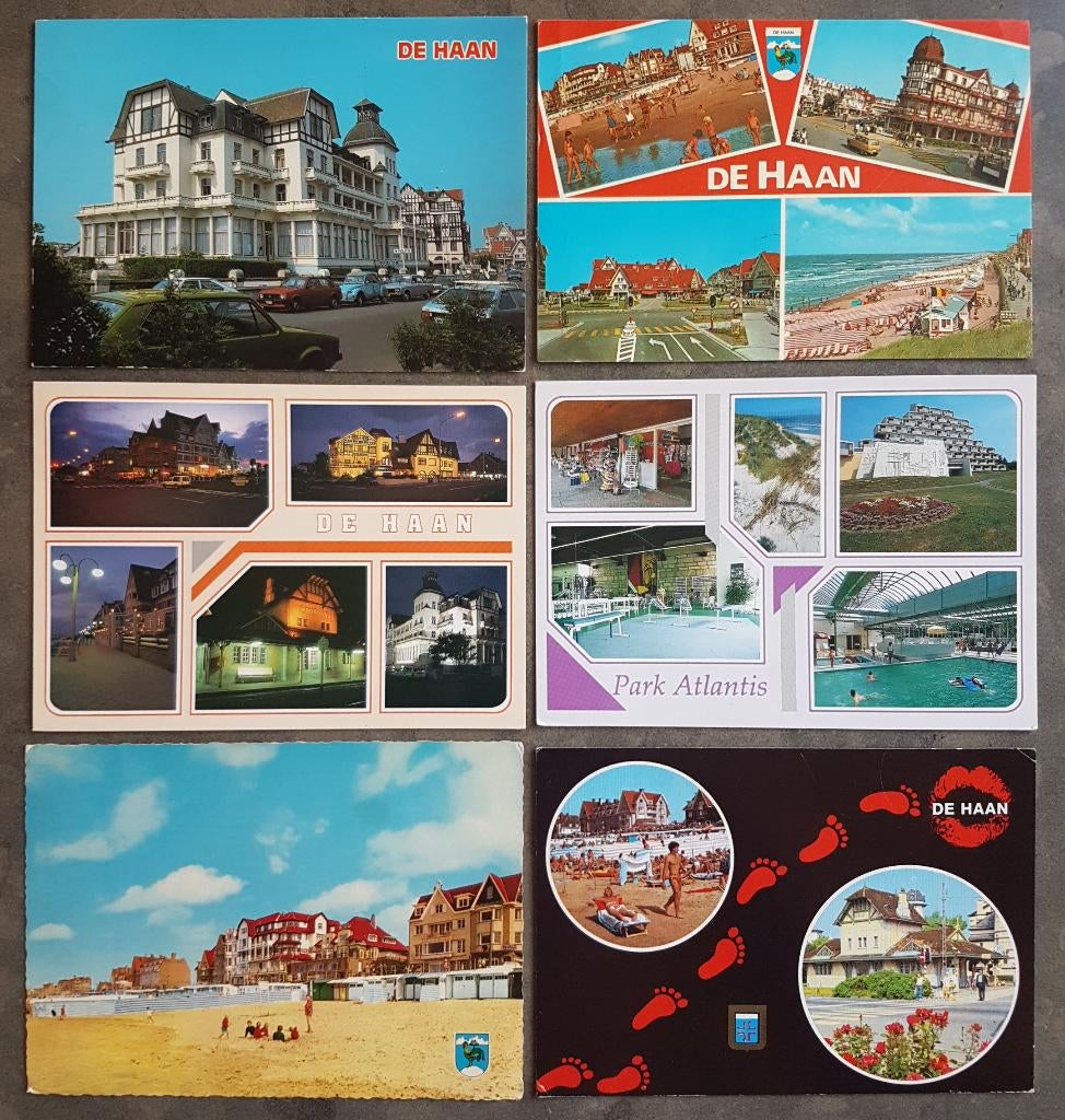 De Haan Coq ( 0,50 euro / postkaart ), Verzamelen, Postkaarten | België, Gelopen, West-Vlaanderen, 1980 tot heden, Ophalen of Verzenden