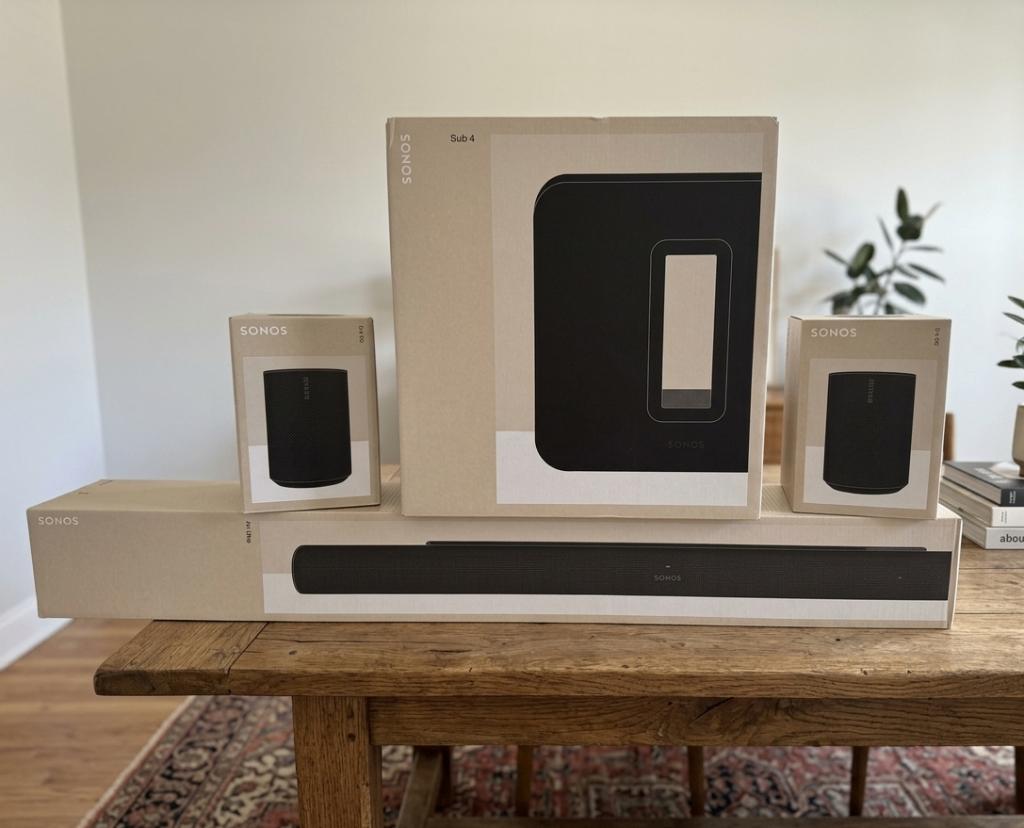 Barre de son Sonos Arc Ultra avec caisson de basses., TV, Hi-fi & Vidéo, Enlèvement ou Envoi, Bluetooth, Neuf