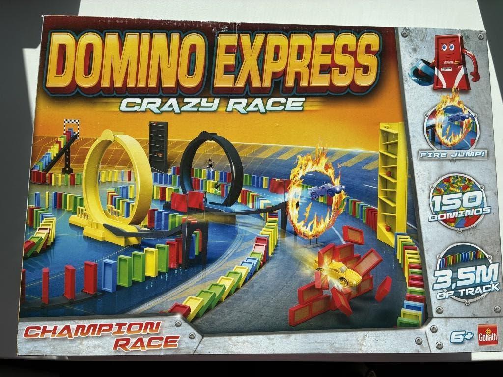 Domino Express Crazy Race, in perfecte staat!, Ophalen of Verzenden, Zo goed als nieuw, Overige merken