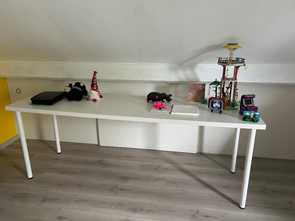 Tafel wit IKEA, Ophalen, Zo goed als nieuw, 45 tot 65 cm, 70 cm of meer