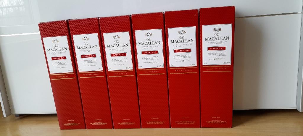 Macallan Whisky Classic Cut ( 6 stuks )., Verzamelen, Ophalen, Overige gebieden, Overige typen, Nieuw