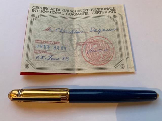 Stylo à plume Cartier, Autres marques, Enlèvement ou Envoi, Avec boîte, Stylo