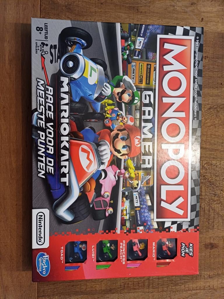 Monopoly Mariokart, Hobby en Vrije tijd, Ophalen of Verzenden