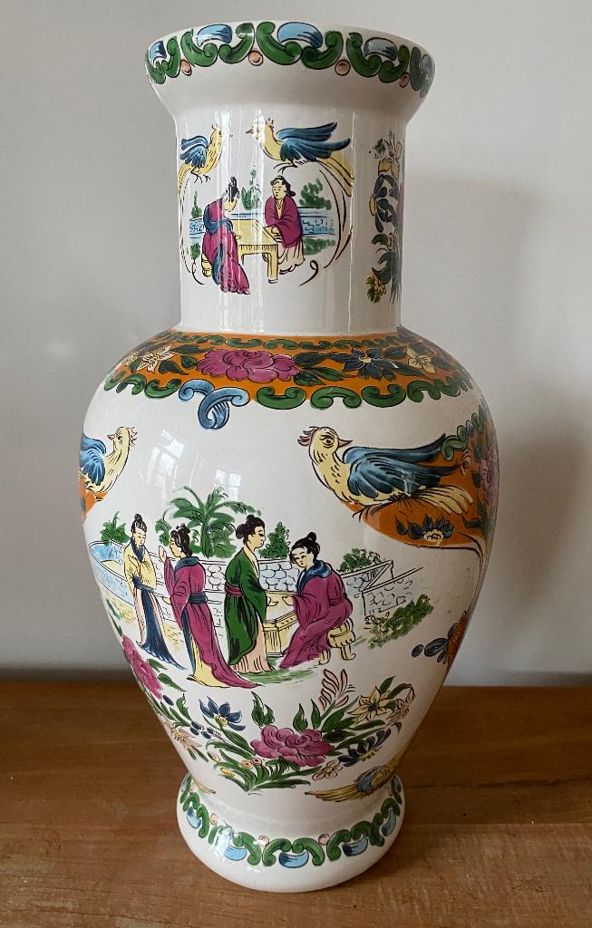Grand vase chinois en céramique en très bon état., Enlèvement