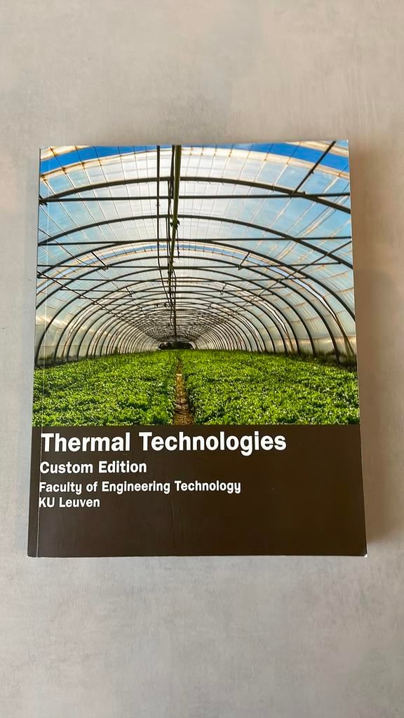 Thermal Technologies Custom edition boek, Boeken, Ophalen of Verzenden, Zo goed als nieuw