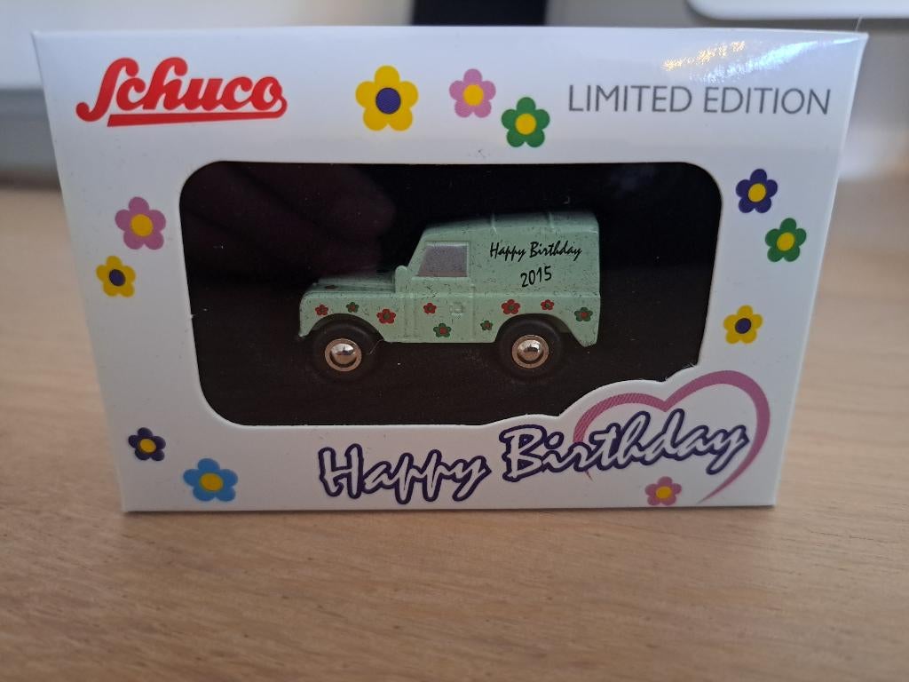 Schuco Piccolo Land Rover "Happy Birthday 2015" HO 1:87, Enlèvement ou Envoi, Neuf, Voiture, Schuco