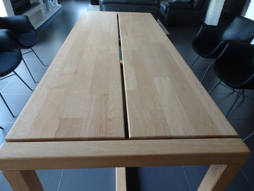 Table en chêne massif, Design, Enlèvement, Utilisé, 50 à 100 cm