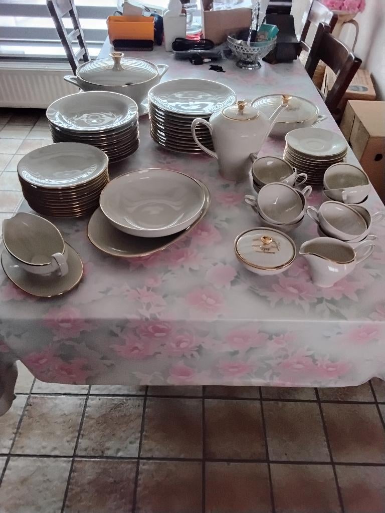 Volledig koffie/eetservies Zeh Scherzer Bavaria, Antiquités & Art, Antiquités | Services (vaisselle) complet, Enlèvement