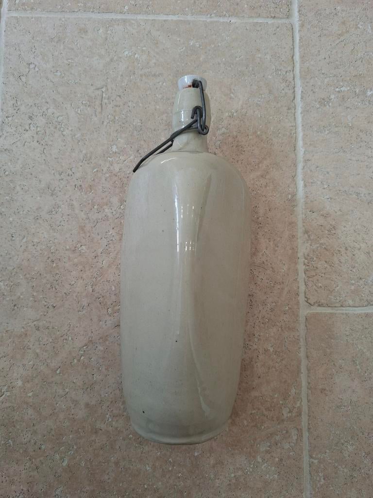 3-zijdige warmwaterkruik van steengoed - driehoekig - drieho, Huis en Inrichting, Woonaccessoires | Vazen, Ophalen of Verzenden