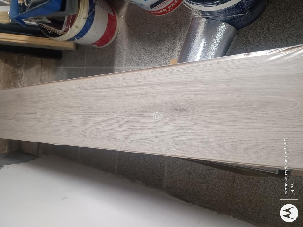 Laminaat, wales grijs eiken 7mm .  +-11m2 nieuw., Enlèvement, Neuf, Chêne