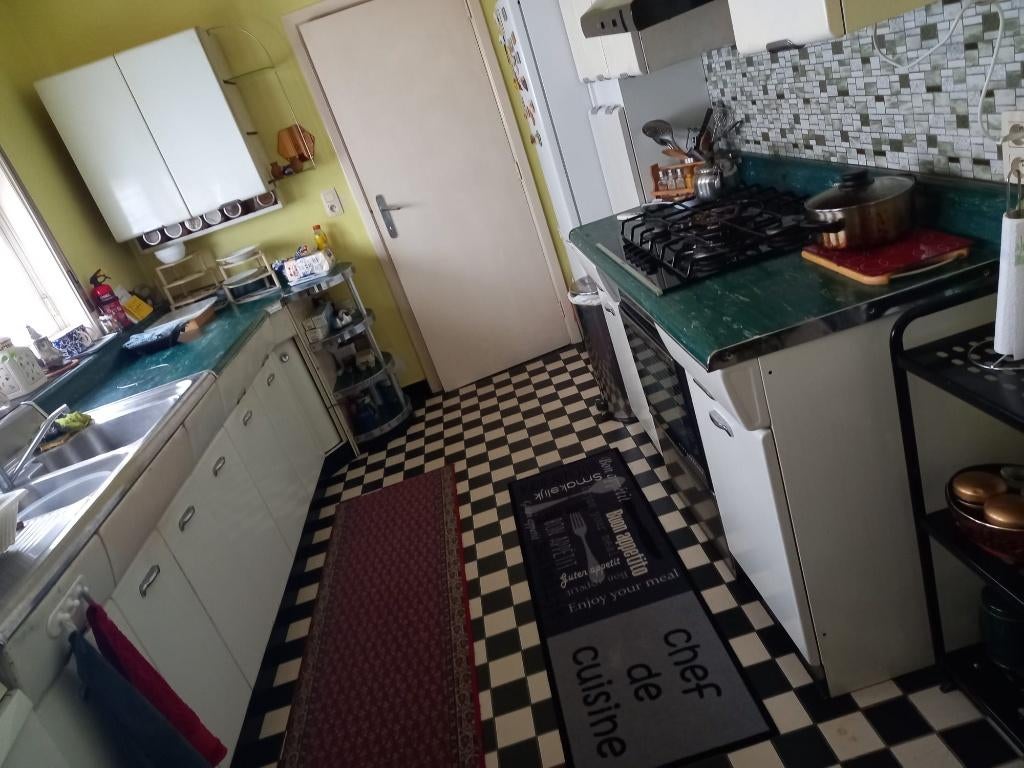 Cuisine Vintage Inspiration CUBEX, 200 cm ou plus, Crème, Enlèvement, Utilisé