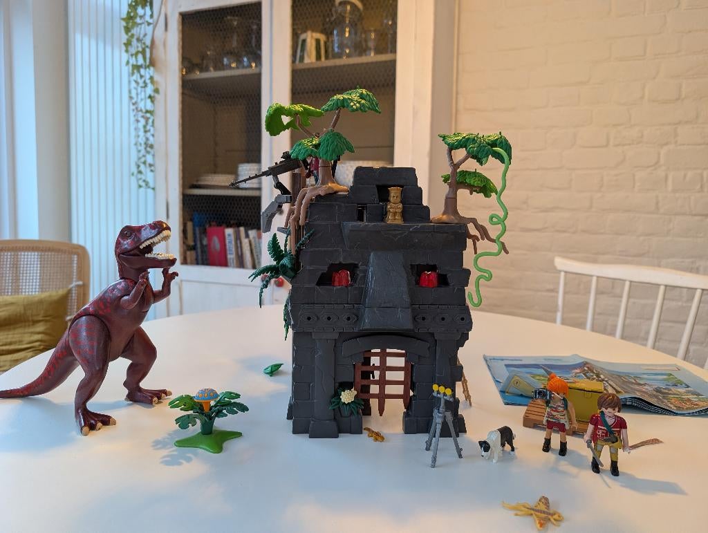 Playmobil Campement des explorateurs et tyrannosaure 9429, Enfants & Bébés, Jouets | Playmobil, Enlèvement ou Envoi, Utilisé, Ensemble complet