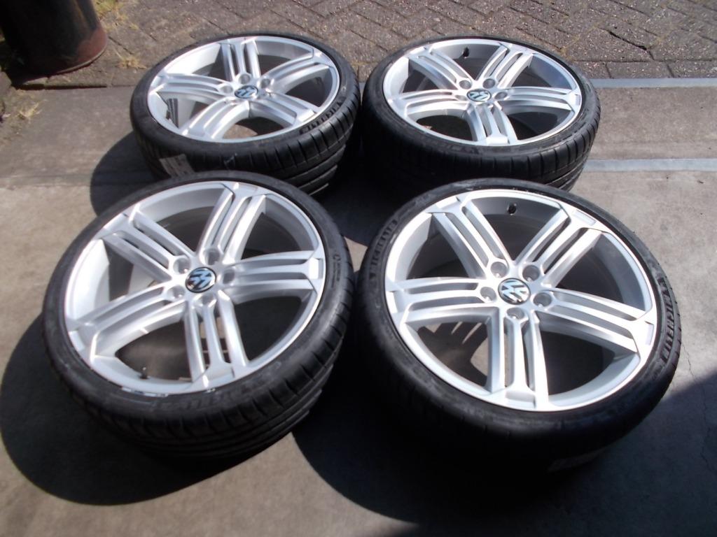 VW GOLF 5/6/7 CADDY R20 TALLADEGA VELGEN + BANDEN 225 35 R19, Ophalen of Verzenden, Nieuw, Seat