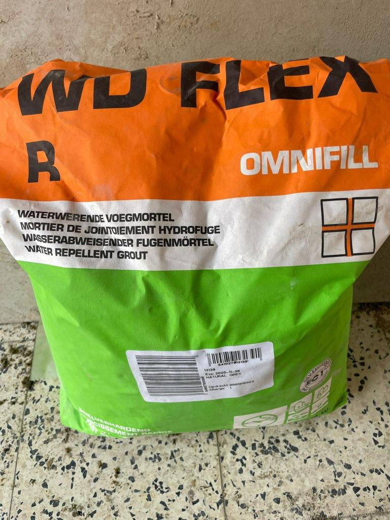 waterwerende voegmortel / voegsel Omnifill WD flex, Doe-het-zelf en Bouw, Tegels, Ophalen of Verzenden, Nieuw, Vloertegels