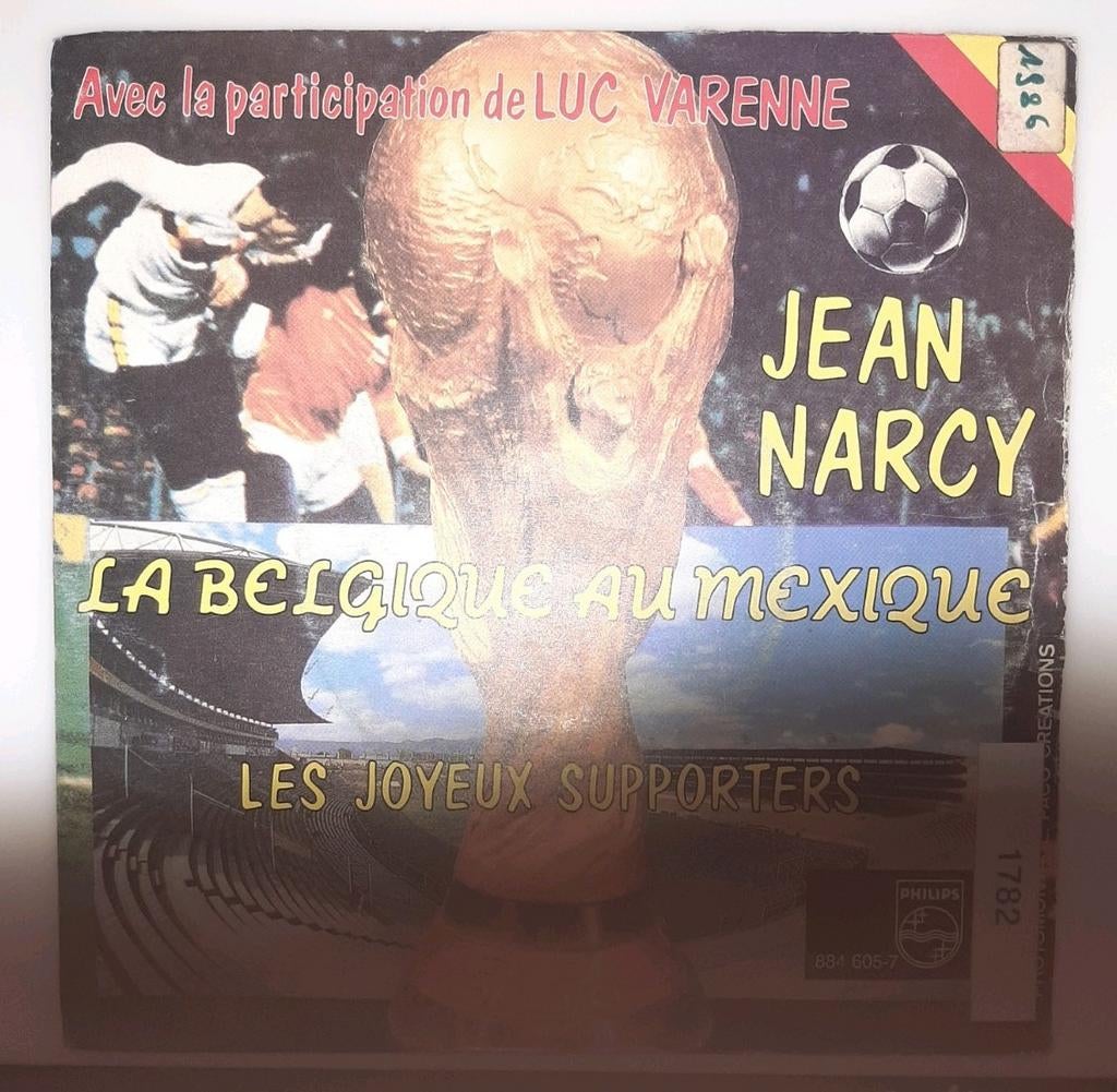 Vinyl 45trs- jean narcy - la Belgique au Mexique,Luc varenne, Enlèvement ou Envoi, Utilisé