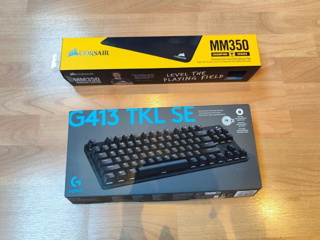 Logitech G413 TKL SE – Très bon état + Tapis offert, Logitech G, Clavier gamer, Enlèvement ou Envoi, Azerty