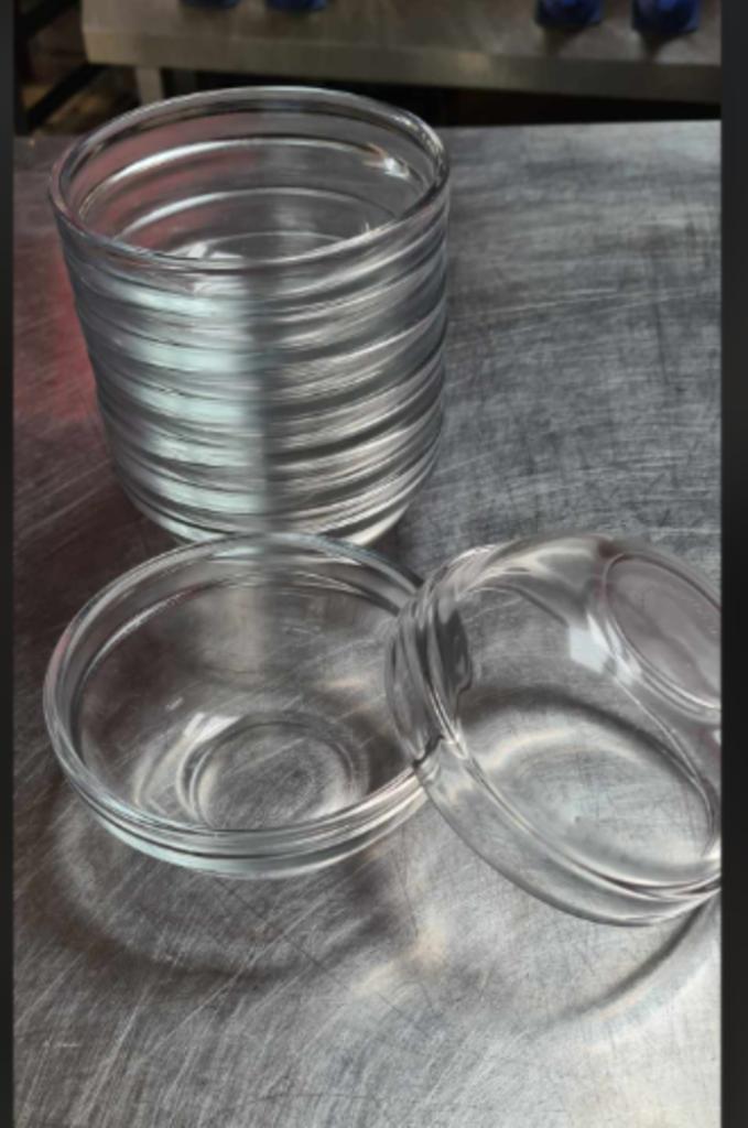 Potjes glas arcoroc, Ophalen, Glas