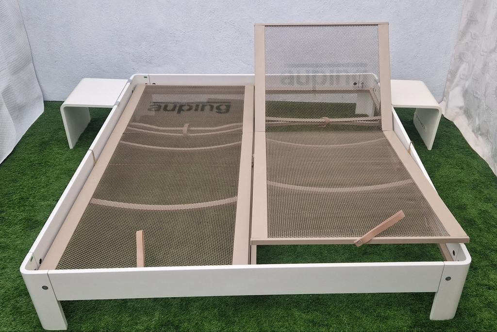 Auping Auronde Bed 160x200cm met 2 Bijzettafels, Enlèvement ou Envoi, Comme neuf